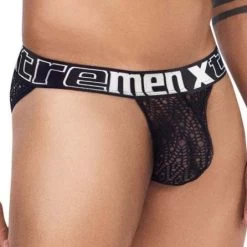 Tanga Xtremen Lace 91117 -Boutique De Lingerie tanga xtremen 91117 noir 4